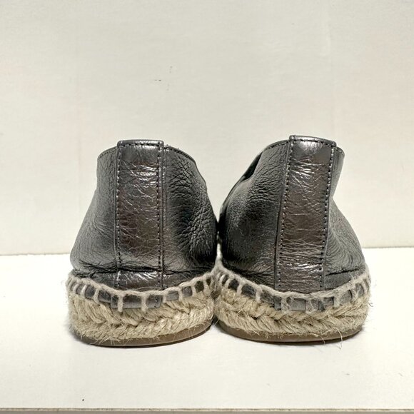 Bottega Veneta Gala Metallic Leather Espadrilles - Picture 8 of 10